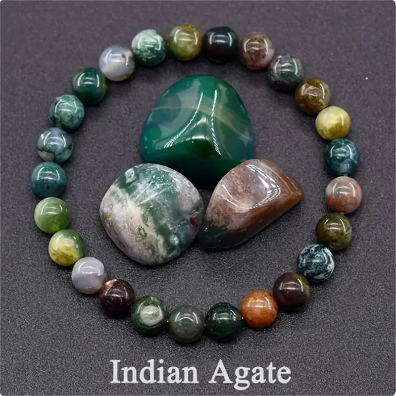 Natural Stone Beads Healing Bracelet for Men & Women